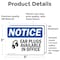 Signmission 3.5 in Height, 5 in Width, Vinyl Decal, Rectangle OS-2PACK-NS-D-35-L-11613 - alternate 5